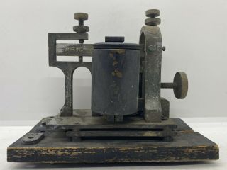 Vintage J.  H.  Bunnell & Co.  U.  S.  A.  Antique Telegraph Key Sounder Steampunk