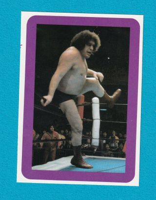 Andre The Giant　 (frame / Purple) 　1983 Monthly Professional Wrestling Bbm Car