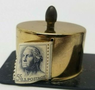 Vintage Metal Desk Post Office w/ Roll Stamp Holder and Letter Scale - 2