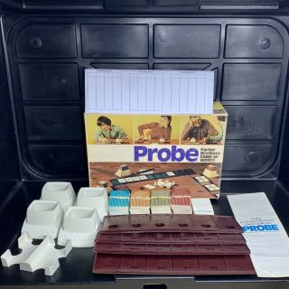 Vintage Probe Board Game Of Words 1974 Parker Brothers Complete Spelling Family