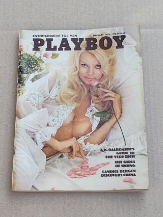 Vintage Playboy Magazines Set of 2 February&March 1974 All Centerfolds 2