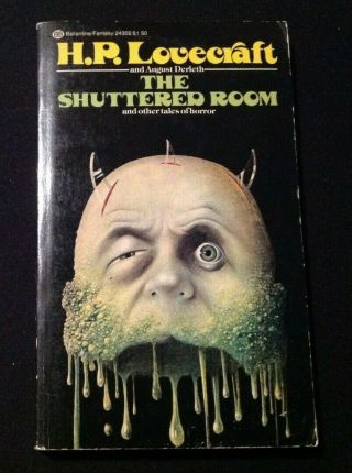 Vintage 1974 Book The Shuttered Room And Other Tales Of Horror By H.  P.  Lovecraft