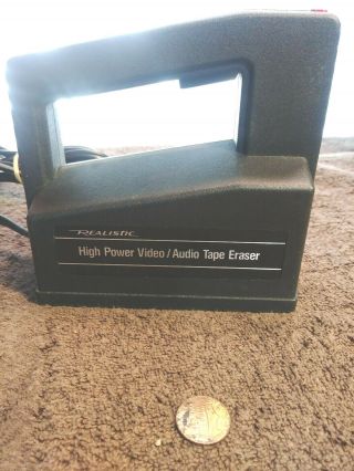 Vintage Realistic Radio Shack 44 - 233a High Power Video/audio Tape Eraser