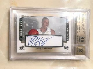Dwight Howard 2004 - 05 Sp Edition Rc Rookie Exclusive Auto /100 Lakers