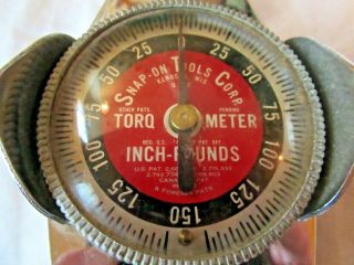 Vintage Snap - on No.  TE - 12 - 3/8″ Drive Torque Wrench Torqometer 2