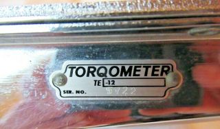 Vintage Snap - on No.  TE - 12 - 3/8″ Drive Torque Wrench Torqometer 3