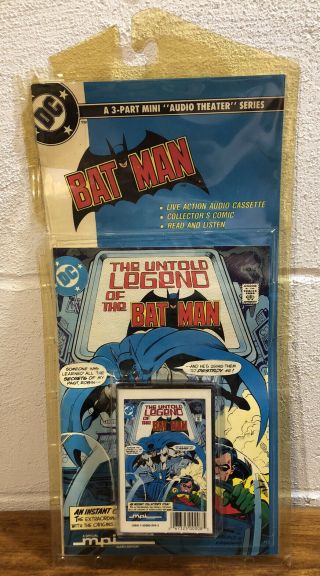 Vintage The Untold Legend Of The Batman Audio Cassette And Comic No 2 Guc