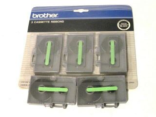 5 Cassette Ink Ribbons For Vintage Brother Typewriter Ep - 41/43/44/45 Wp - 600 6030