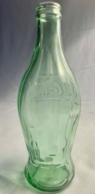 Rare Antique/vintage Coca Cola Bottle 8 Inches Tall Green Atlanta Ga. 2