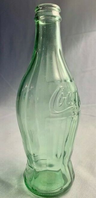 Rare Antique/vintage Coca Cola Bottle 8 Inches Tall Green Atlanta Ga. 3