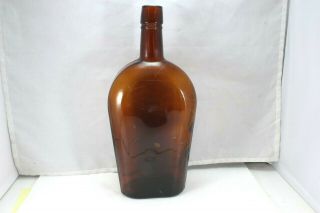 One Antique Yerba Buena Bitters Amber Color Bottle S.  F.  Cal.