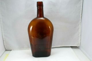 ONE ANTIQUE YERBA BUENA BITTERS AMBER COLOR BOTTLE S.  F.  CAL. 3