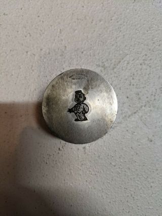 Rare Vintage Steel Lapel Pin Die Of Bellboy ? Maurice A Gagnon Pawtucket Ri