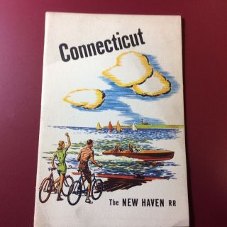 Vintage Travel Brochure For Connecticut,  1940 