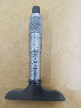 Vintage Starrett Depth Micrometer No.  440