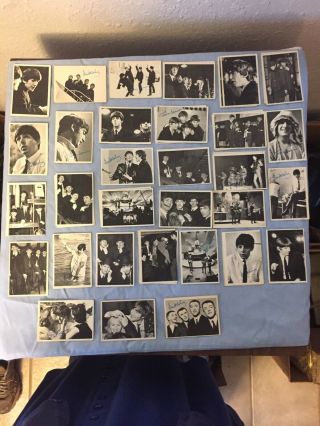 Antique/vintage T.  C.  G.  Beatles Black And White Series 2 Trading Cards