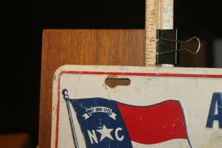 1980 ' s North Carolina ASHEVILLE License Plate State Flag 2