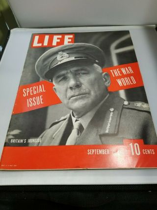 Vintage Life Magazines Sept 25 1939