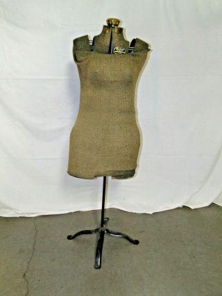 Vintage Singer Dress Form Sewing Mannequin Adjustable Size Jr.