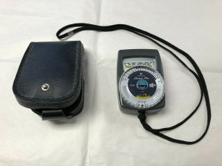 Vintage Gossen Luna Pro Exposure Meter Light Meter With Case Made In Germany