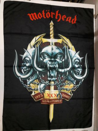 Vintage Motorhead 2006 Textile Poster Flag Metal Heavy Patch