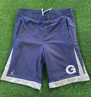 Georgetown Hoyas Nike Air Jordan Brand Basketball Shorts Vtg Men’s Size Medium