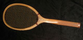 Antique A.  G.  Spalding & Bros.  Wood Tennis Racquet Hackett And Alexander Ca.  1910