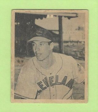 1948 Bowman 5 Bob Feller Rookie Card Indians Hall Of Fame Vg/ex Well Centered