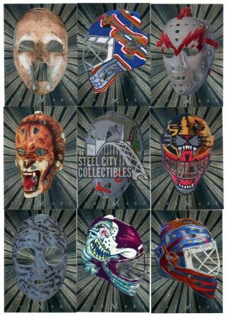 2001 - 02 Be A Player Between The Pipes Hockey The Mask Silver 40 - Card Insert Set