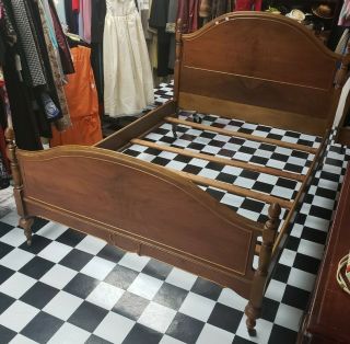 Vintage Wooden Bed Frame