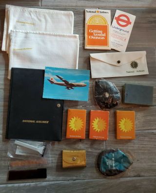 Vintage Aviation Memorabilia,  Mostly National Airlines,  Playing Cards,  Napkins