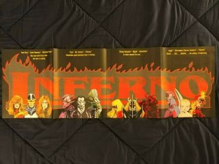 Vintage 1988 Marvel Inferno Promo Poster