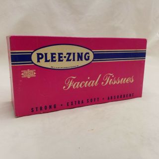 Vintage Plee - Zing Tissues Box Old Stock Prop Display