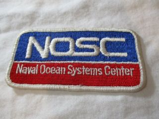Vintage Us Navy Naval Ocean Systems Center Nosc Patch
