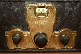 Vintage Old Antique Crosley " Showbox " Radio;1928;looks Complete