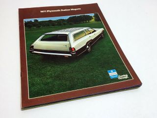 1971 Plymouth Satellite Fury Station Wagons Brochure