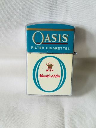 Vintage Continental Oasis Filter Cigarettes Lighter Advertisement 2