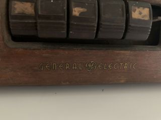 RARE Antique GE General Electric Superheterodyne Tube Wood Cabinet Radio GD 60 3