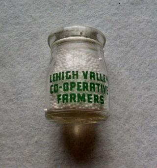 Vintage Advertising Dairy Milk Creamer Lehigh Valley Oo - Op Farmers Allentown,  Pa