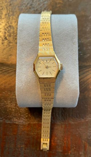Vintage Citizen Gold Toned Wind Up Wrist Watch
