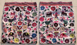 19 " X 15 " Vintage Embroidery Rabari Ethnic Door Wall Tribal Hanging