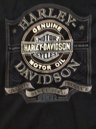 Men’s Harley Davidson 2xl Dudley Perkins Co.  San Francisco Est.  1914 Black T - Shirt