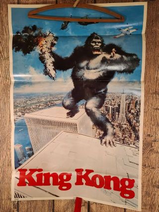 Vintage Poster King Kong The Movie 1976 Dino De Laurentis