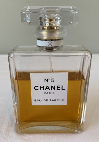 Vintage Chanel No.  5 3.  4oz / 100ml Perfume Eau De Parfum 75 Full