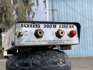 Vintage KRIS 200M 200 M Linear Amplifier Ham CB ? Radio Equipment 3