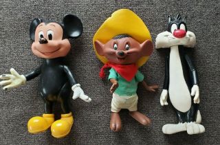 Vintage Speedy Gonzales Dakin Figure Mickey Mouse Sylvester