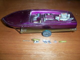 Vintage Amt Rayson Craft Ski - Drag Boat For Parts_restore_or Customize_,  Trailer