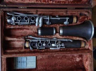 Vintage Lyons Aristocrat Wood Clarinet For Overhaul