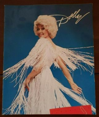 Vintage 1982 Dolly Parton Concert Portfolio Souvenir Program Book
