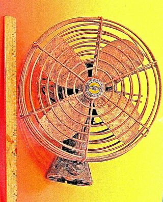 Antique Defroster Fan (with Chevy Logo)